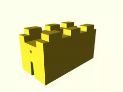 Castle Wall for Modular Castle Playset