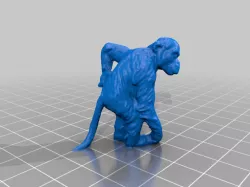 Chimp, GDR/DDR Figurine - 3D Scan
