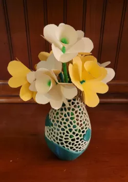 Cholla inspired Veronoi vase