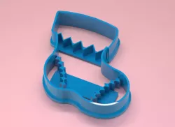 Christmas boot cookie cutter