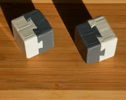 circular arc dovetail puzzle cube