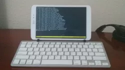 Clip-on Tablet Stand for a Bluetooth Keyboard