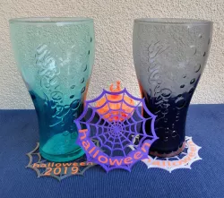 Coaster under glass