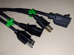 Cord Clip Plug Keeper - Flex Version - Two Sizes