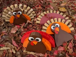 Cork Turkey Centerpiece