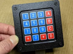 Cover for 4x4 membrane keypad