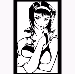 Cowboy Bebop - Faye Valentine - 2d wall art