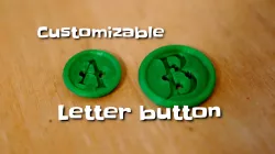 Customizable letter button