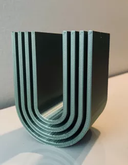 Decorative Block Initial U'
