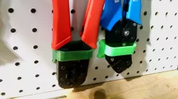Deep Crimper Pegboard Holder - 25mm Deep 50mm Wide