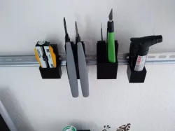 Din Rail Tools Holder