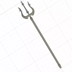 Disney King Triton - Trident -  Little Mermaid