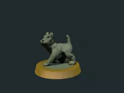 Dog companion 28mm (no supports, FDM)