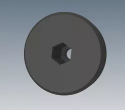 Doorknob for M6 screw