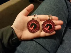 Dragon Army Earring