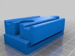 Duplo to Wooden Train Track Adapter
