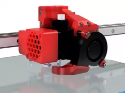 E3D Hemera + BLTouch + Linear Rail + Filament Sensor for Ender 3 / CR20-Pro (Modified X-Axis)
