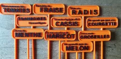 Etiquettes de potager / Vegetable garden labels