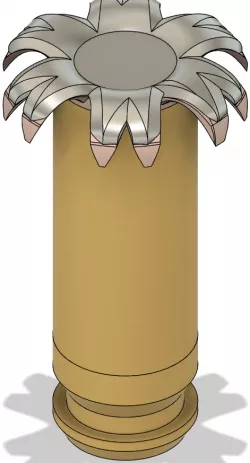 Expanded Hollow-point Round Stand