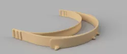 Face Shield A4 sheet 15mm Fabric Band (Block Version)