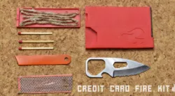Fire making wallet kit