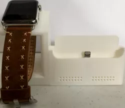 Flipped and Scaled - iPhone 6 Plus Dock w/ Integrated Watch Charging Station
