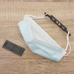 Foldable surgical / COVID mask strap