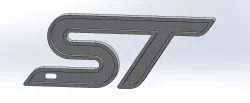 Ford ST Line Keychain