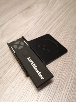Garage opener holder