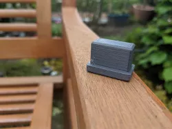 Garden chair foot