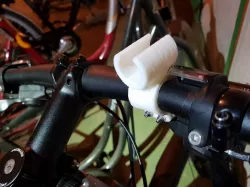 Generic bike flashlight mount