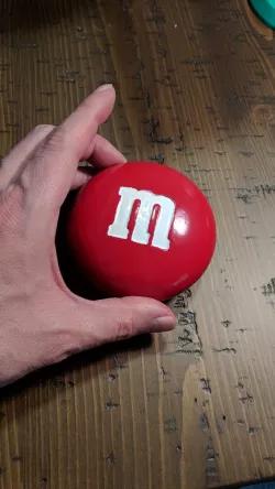 Giant 90mm diameter M&M candy