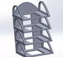 Gillette fusion5 stackable rack