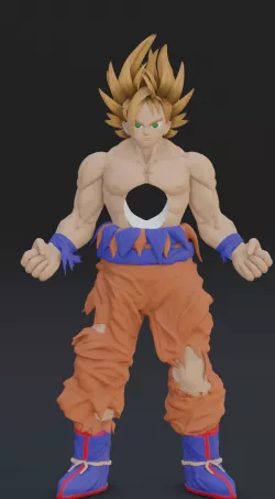 Goku toothbrush holder