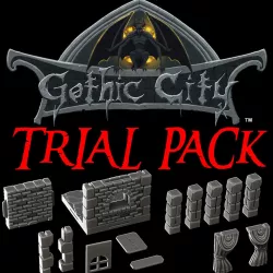 Gothic City Trial Pack (3D Modular Terrain)