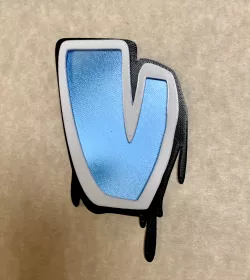 Graffiti Alphabet - Letter 'V' 3D