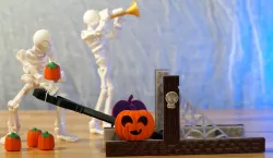 Halloween Desktop Pumpkin Catapult