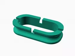 Headphone Holder (with more slots)