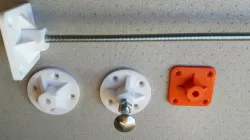 holder for tread rod and  bolt M8