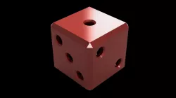 Hollow D6 Dice (with builtin support)