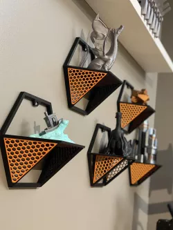 Honeycomb Display Shelf (No Supports Required)
