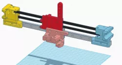 Hypercube Linear Rail X Axis