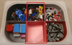 Ikea TROFAST box insert - middle
