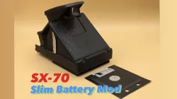 Impossible Drive - Slim Polaroid Battery Holder for SX-70, CB-70, Impulse, 600 Cameras to shoot I-Type Film
