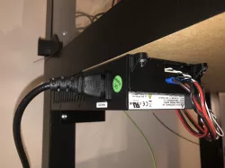 Improved Lack Enclosure PSU bracket for horizontal mounting