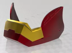 Iron Man Helmet Split Chin