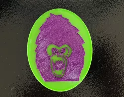 John Kuzic's Gorilla - Magnet + Keychain Set