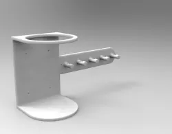Key Sanitizing Shelf