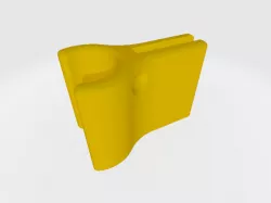 Klemmbrett Clip für Kugelschreiber / Clipboard clip for pen