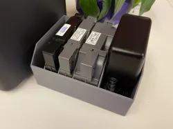 Label printer accessory box